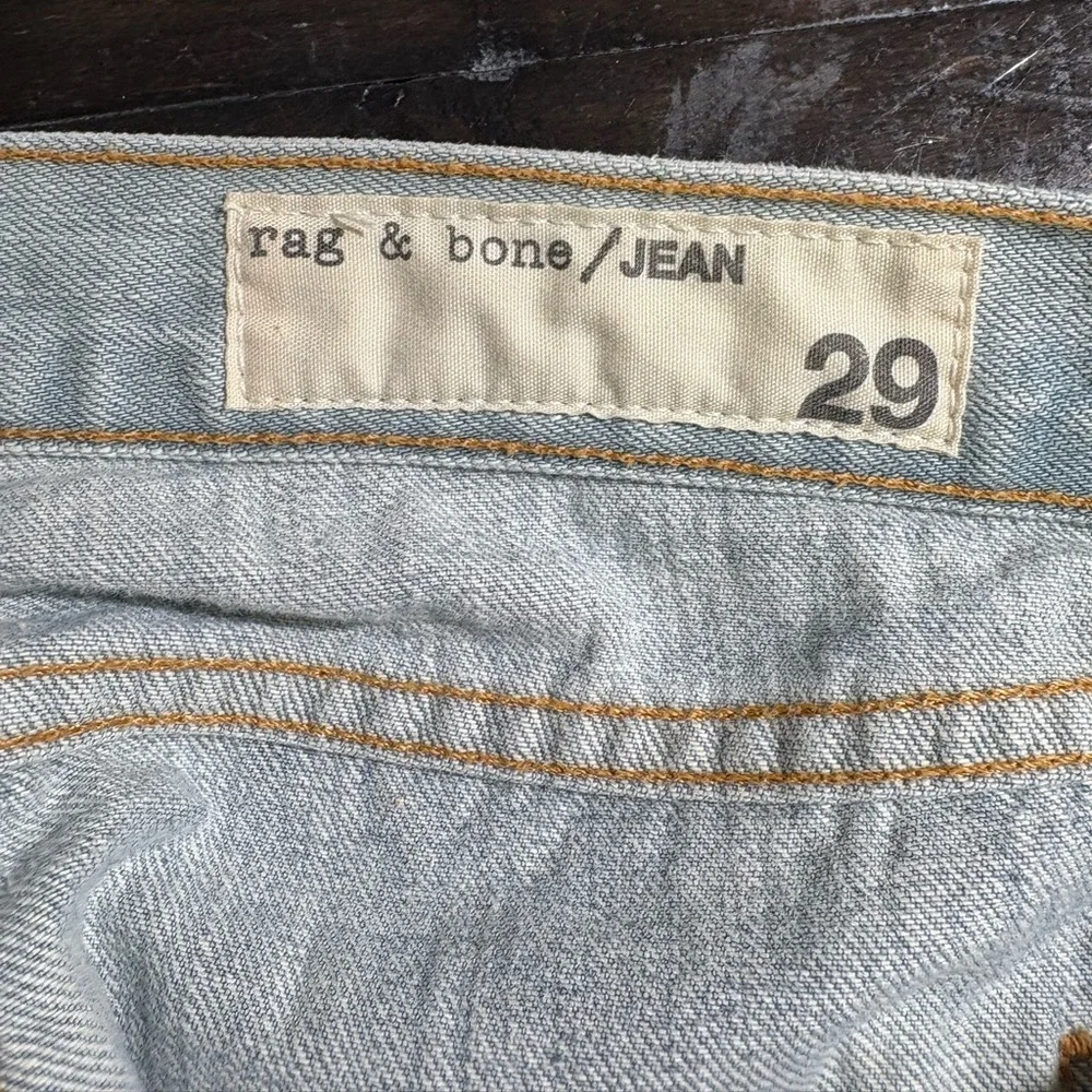 Rag & Bone Frayed Hem Jeans Women’s Size 29 - Charleston Wash